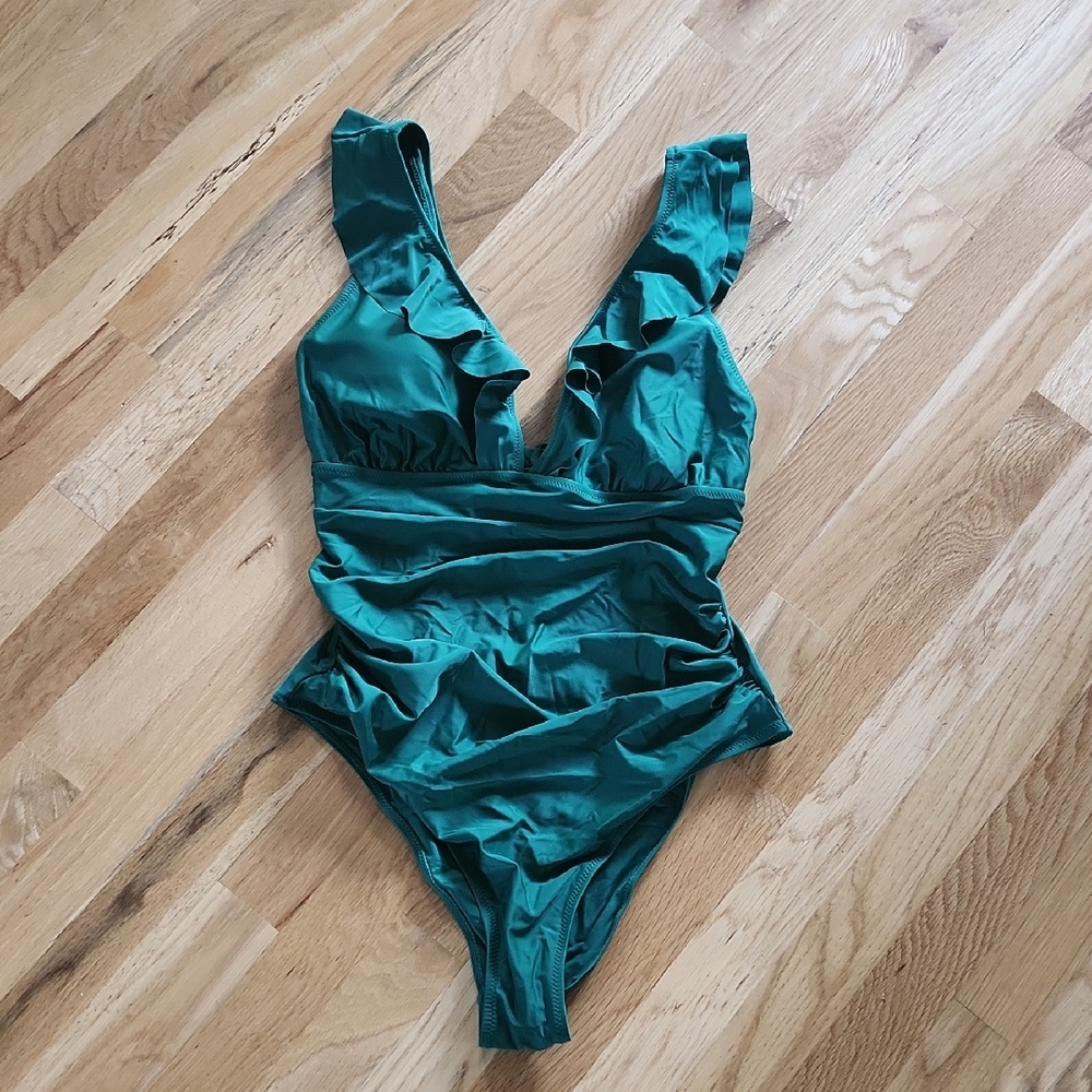 Kelly Green One-Piece Swimsuit